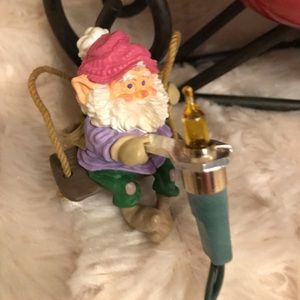 1987 vintage hallmark North Pole power and light elf ornament